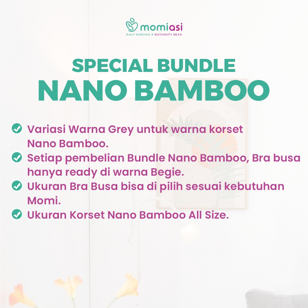 Momiasi - Special Bundle Nano Bamboo – Bra Busui Busa