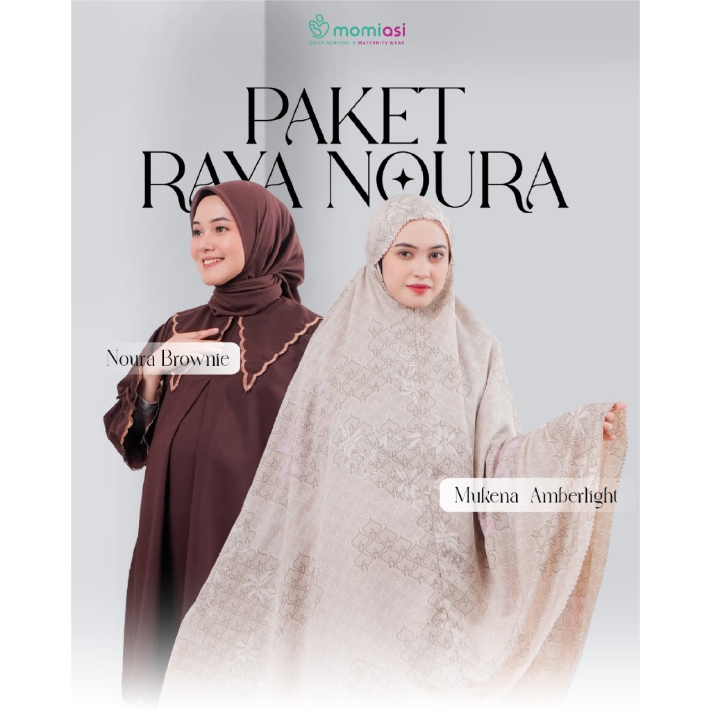 Momiasi - Bundling Raya Noura - One Set Noura - Mukena Ghania