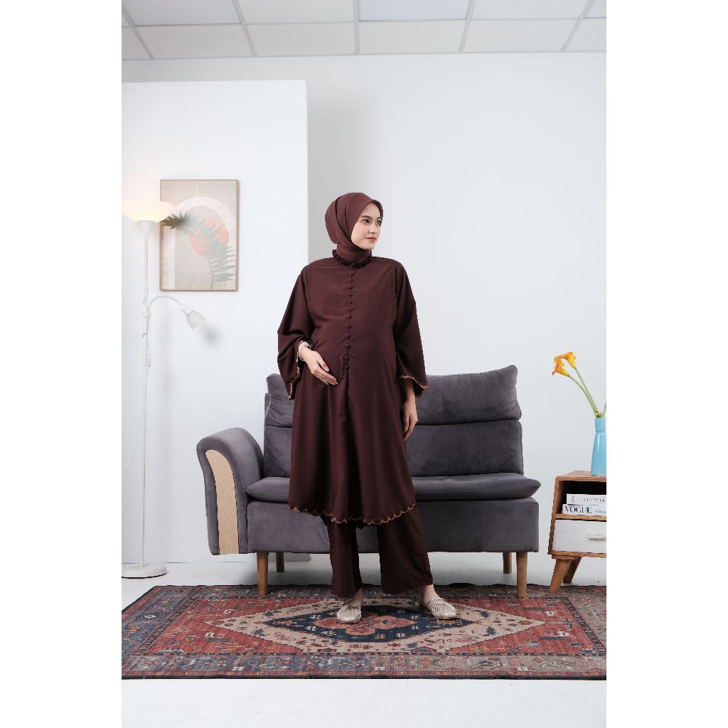 Momiasi - One Set Alora - One Set Tunik Melayu