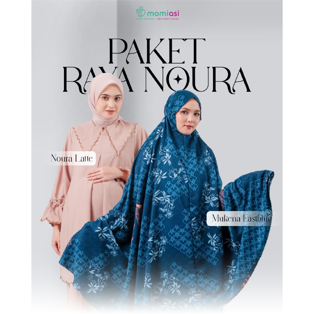 Momiasi - Bundling Raya Noura - One Set Noura - Mukena Ghania