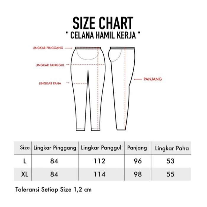 Momiasi - Celana Hamil Kerja Kantor Jumbo Wanita Maternity Pants Office Fashion Wanita Bumil Kekinian Premium