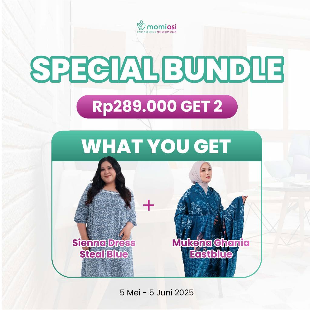 Momiasi - Special Bundling Sienna - Daster Sienna - Mukena Ghania