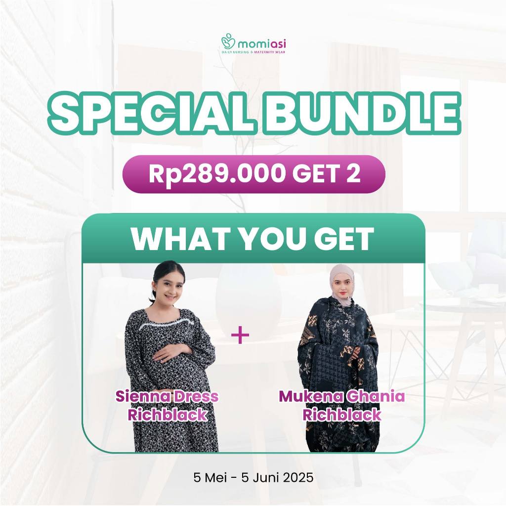 Momiasi - Special Bundling Sienna - Daster Sienna - Mukena Ghania