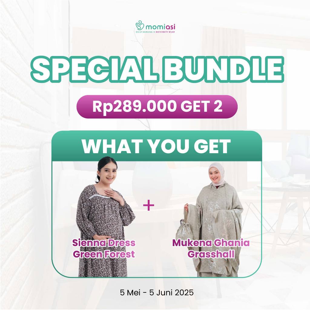 Momiasi - Special Bundling Sienna - Daster Sienna - Mukena Ghania
