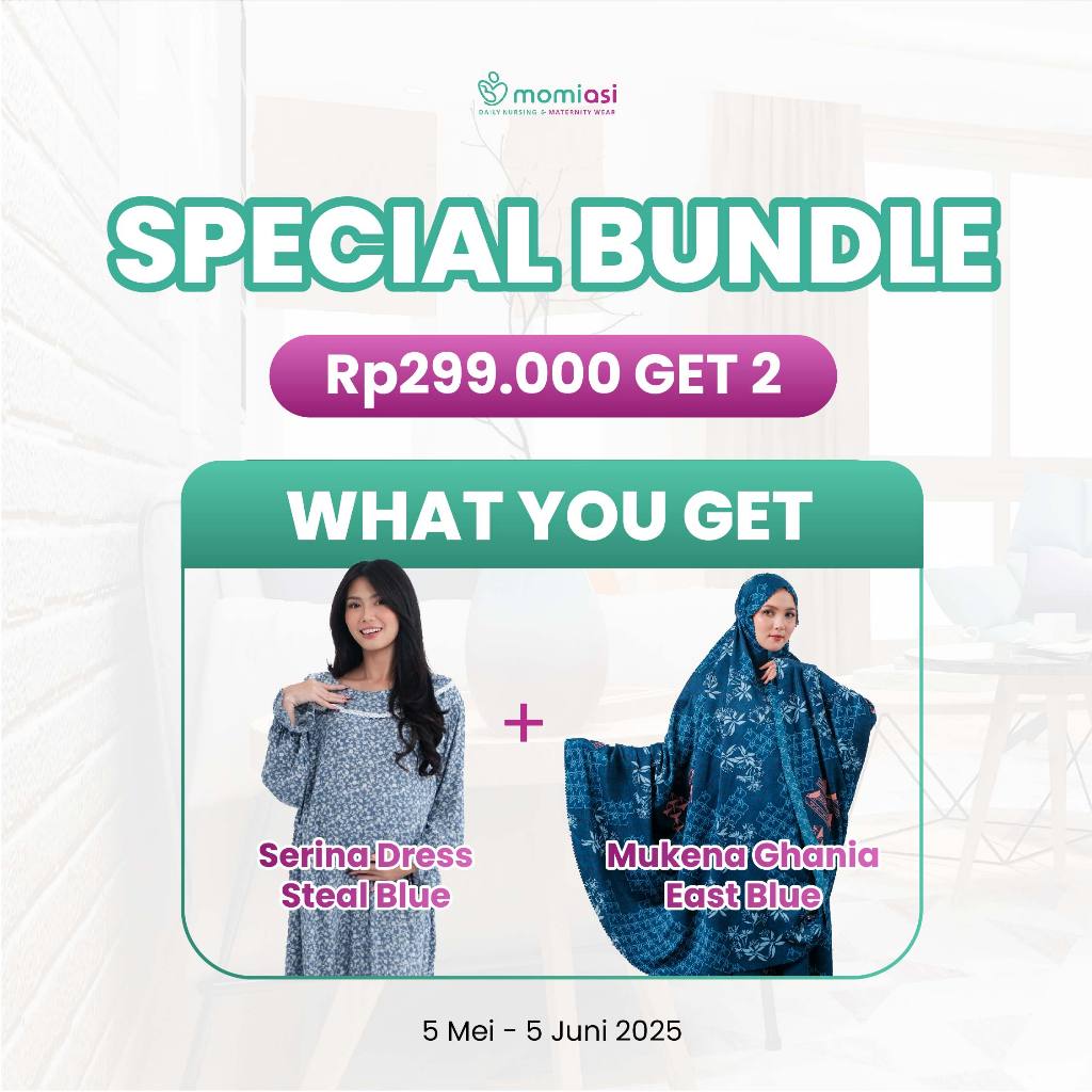 Momiasi - Special Bundling Serina - Daster Serina - Mukena Ghania