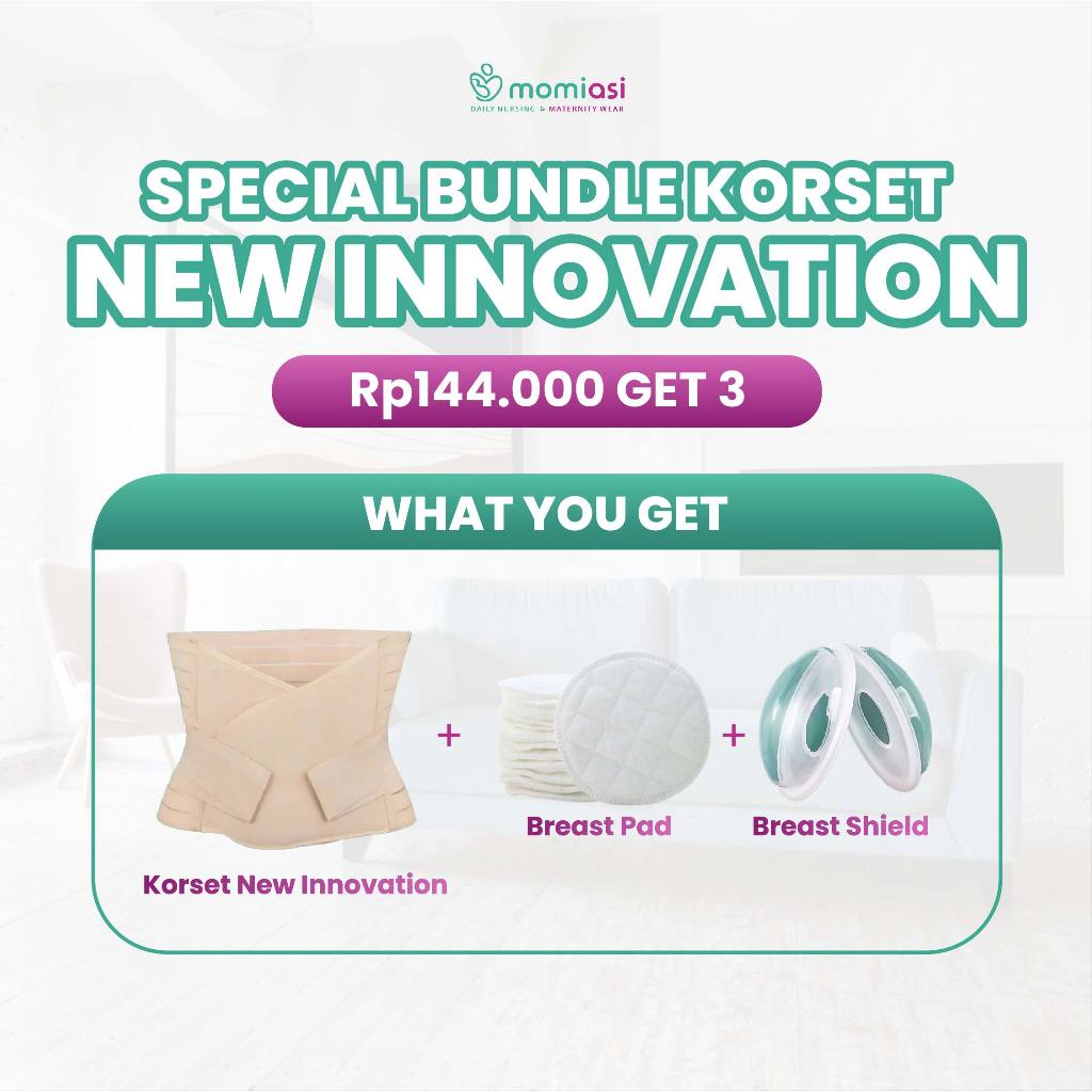 Momiasi - Special Bundle Korset New Inovation - Breast Pad - Breast Shield