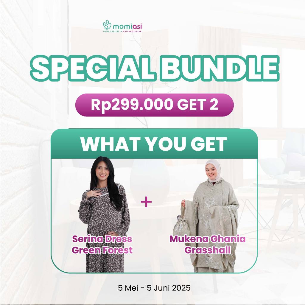 Momiasi - Special Bundling Serina - Daster Serina - Mukena Ghania