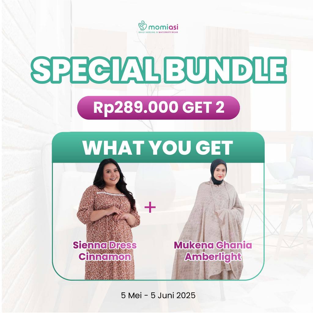 Momiasi - Special Bundling Sienna - Daster Sienna - Mukena Ghania