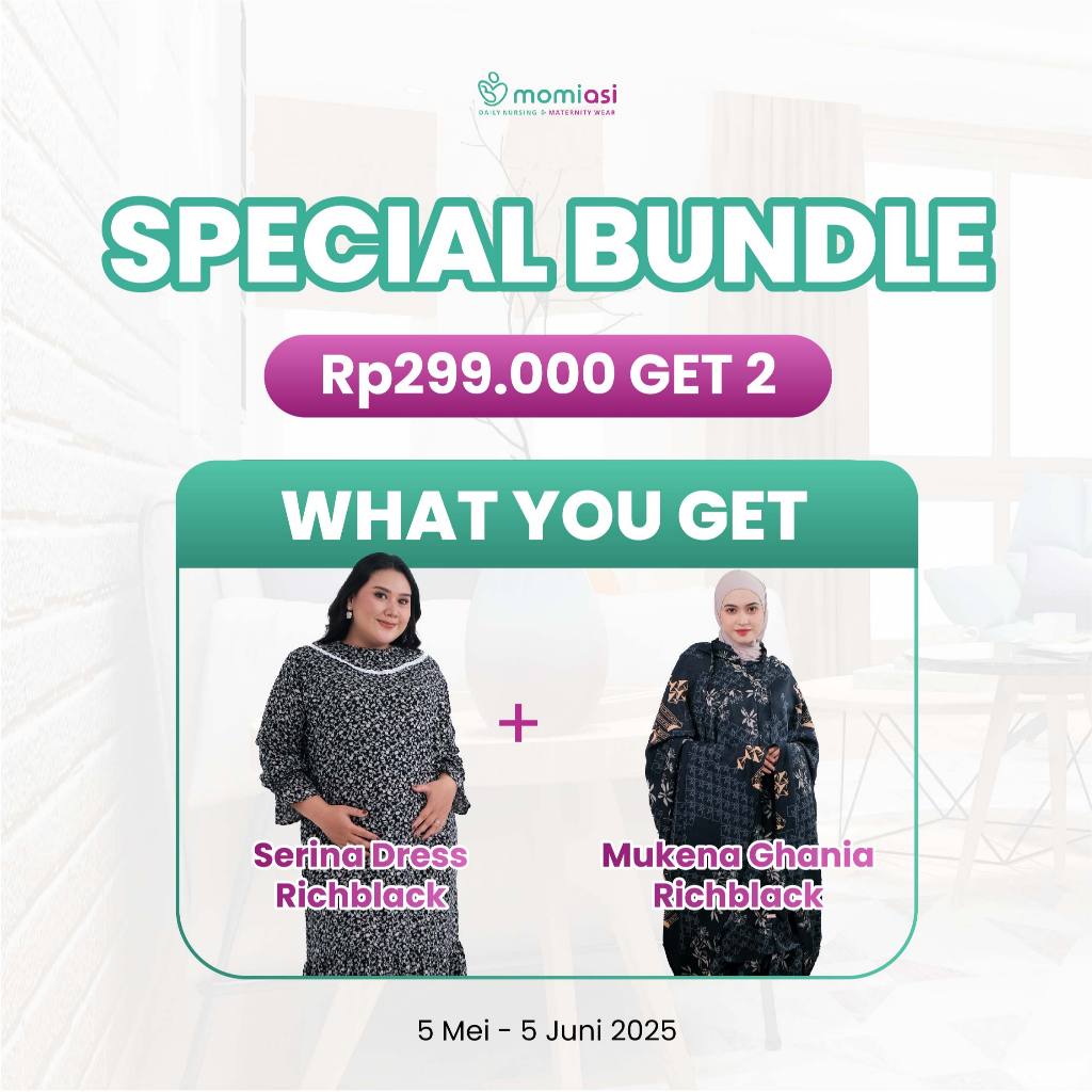 Momiasi - Special Bundling Serina - Daster Serina - Mukena Ghania
