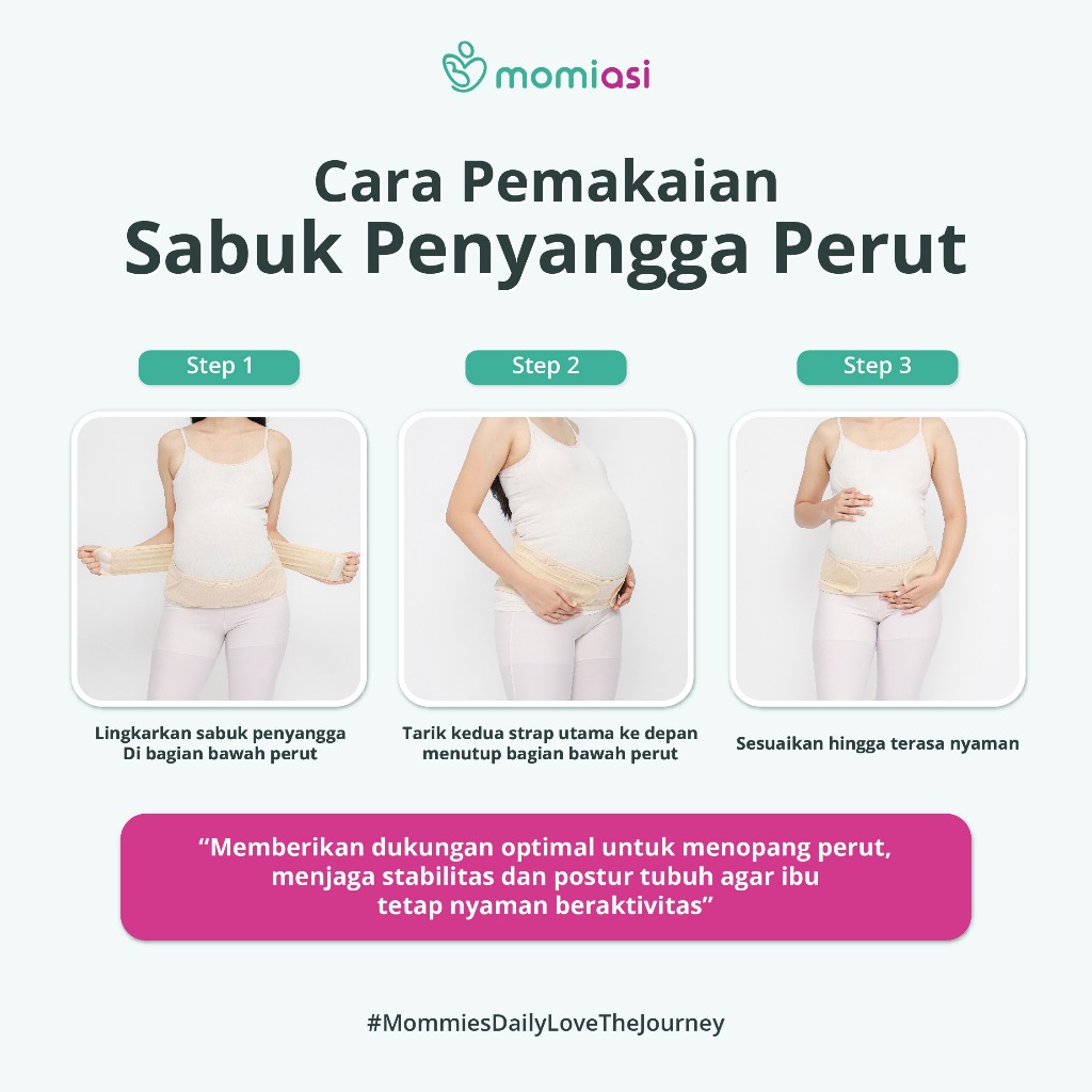 Momiasi - Sabuk Penyangga Perut Ibu Hamil - Korset Penyangga Bumil