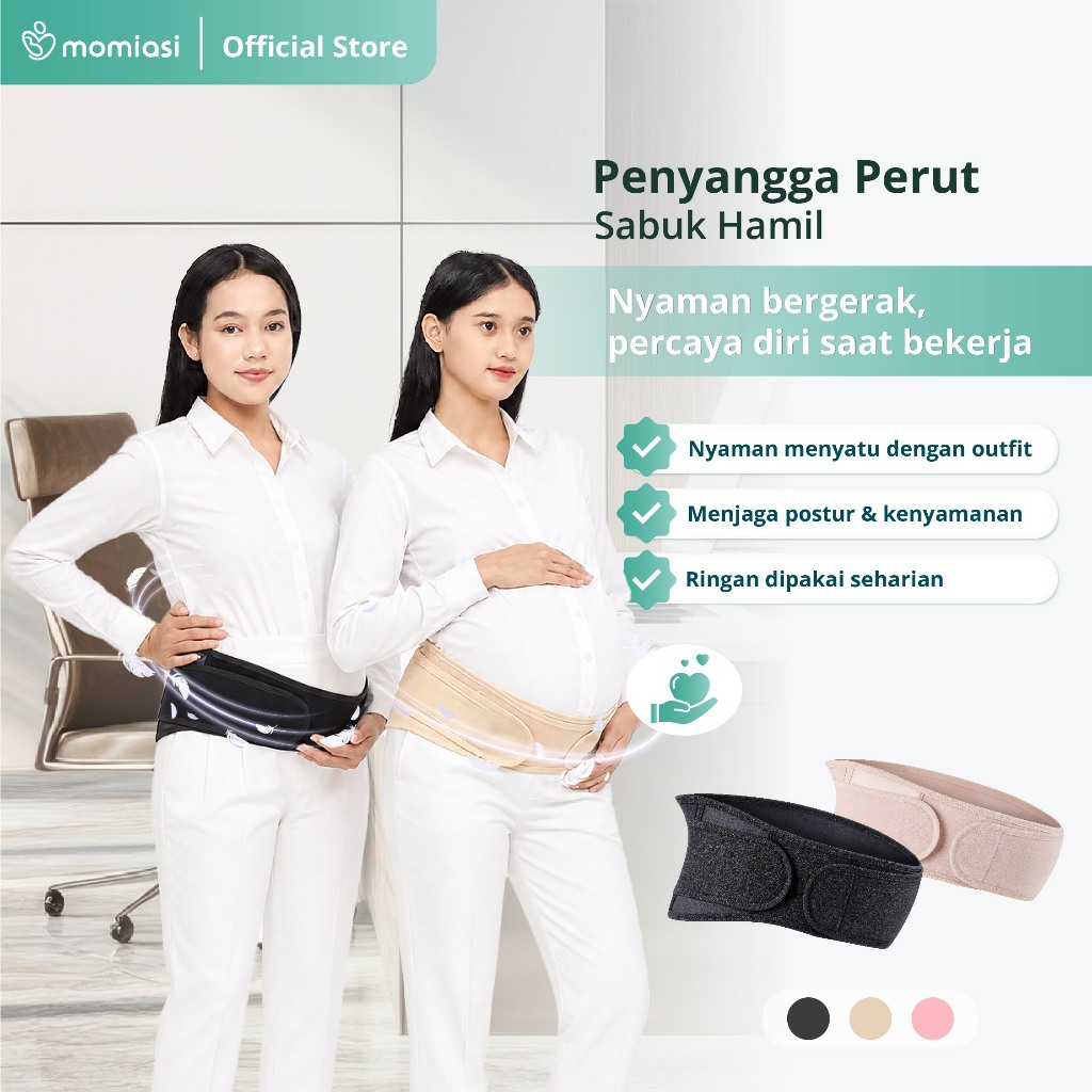 Momiasi - Sabuk Penyangga Perut Ibu Hamil - Korset Penyangga Bumil