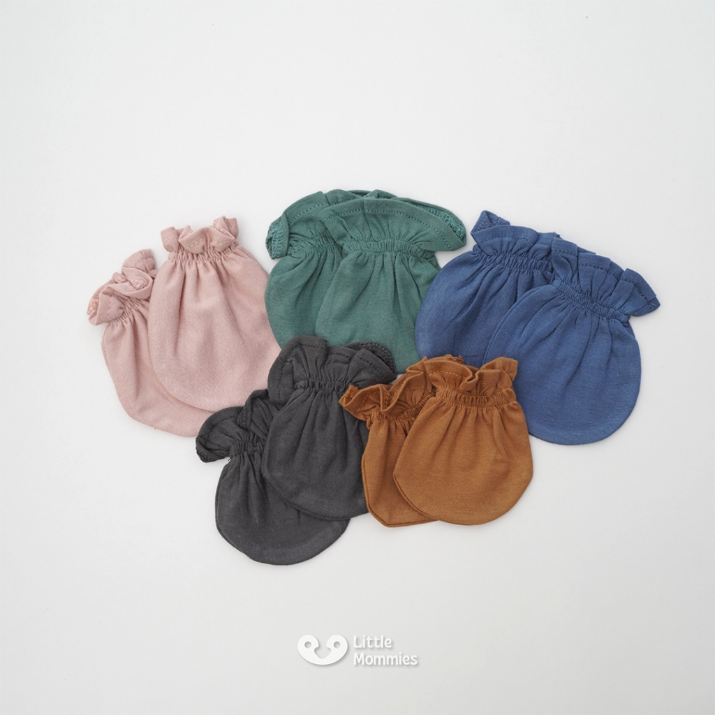 Little Mommies - Sarung Tangan Bayi – Mittens Newborn Cotton Bamboo Premium All Size