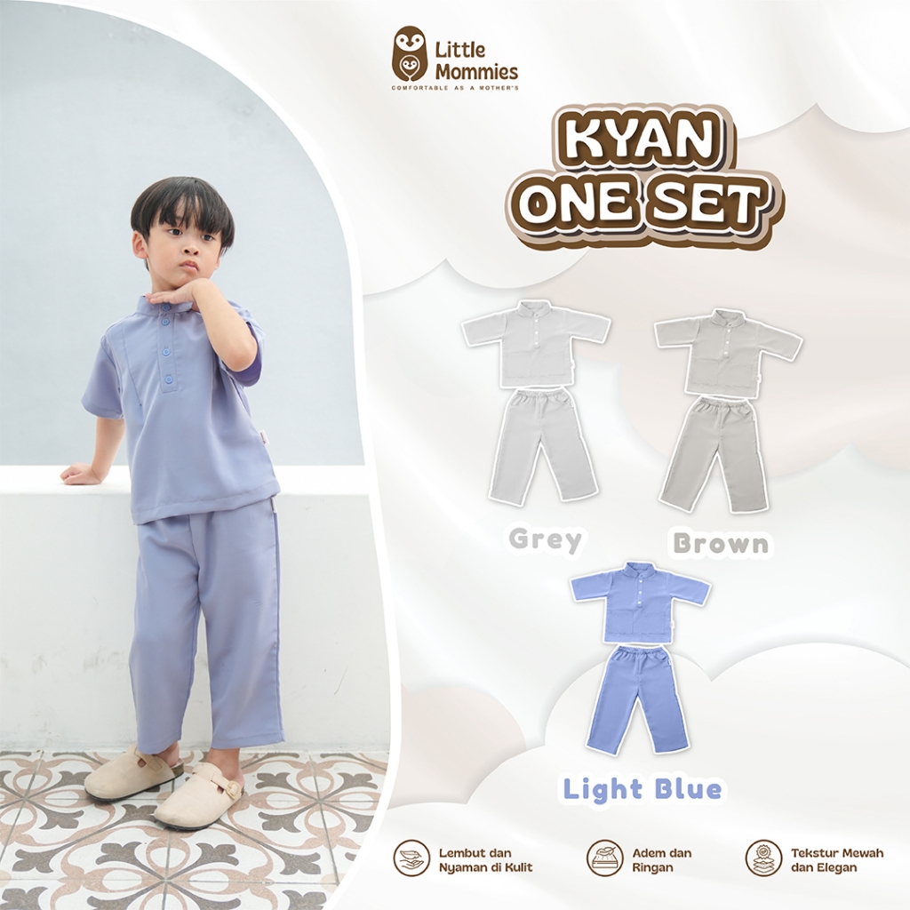 Little Mommies - Raya Collection One Set Kids Premium - Setelan Anak Laki-laki Special Raya 2-5 Tahun