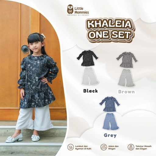 Little Mommies - Raya Collection One Set Kids Premium - Setelan Anak Perempuan Special Raya 2-5 Tahun