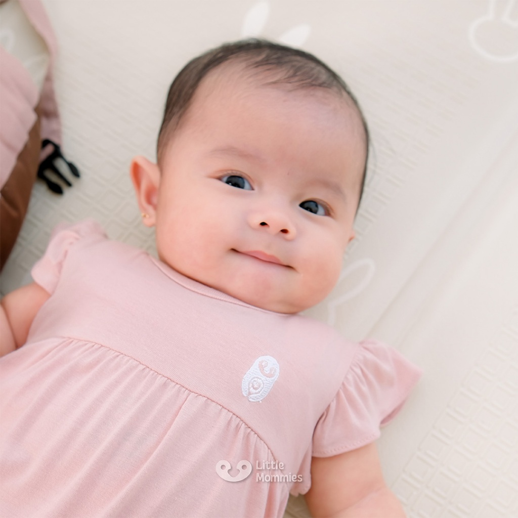 Little Mommies - Claire Jumper Playsuit Newborn - Baju Bermain Bayi Comfortable 0-12 Month