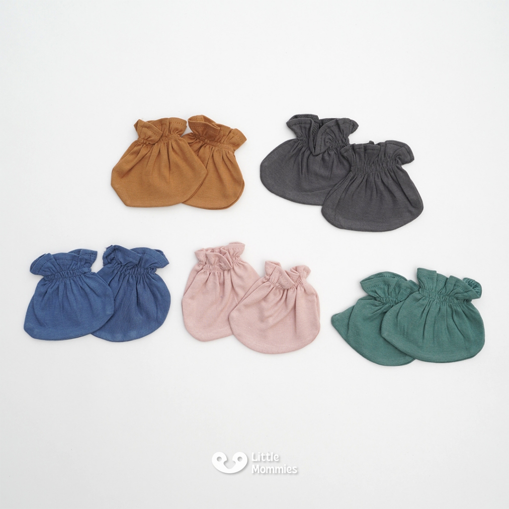 Little Mommies - Sarung Tangan Bayi – Mittens Newborn Cotton Bamboo Premium All Size