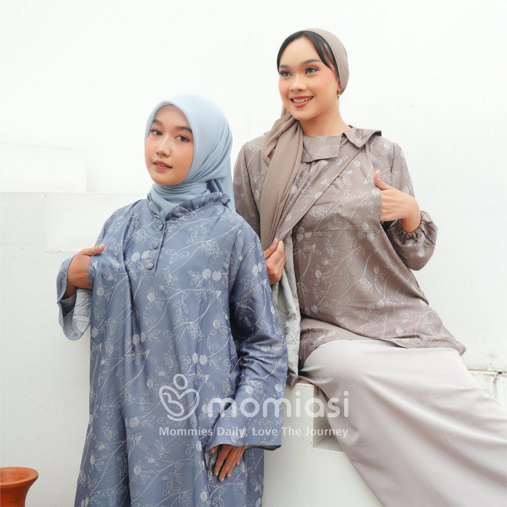 Momiasi - One Set Zenaya dan One Set Seraya - One Set Tunik Melayu Premium