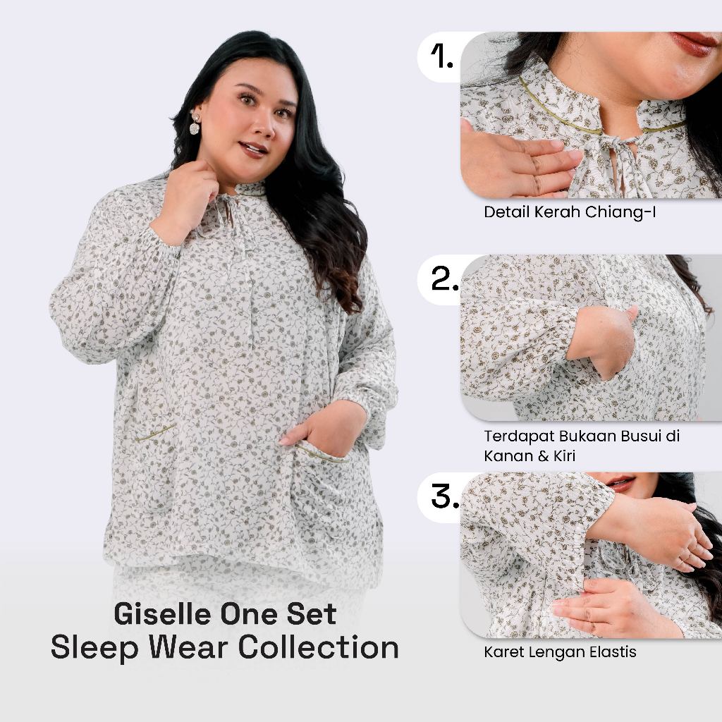 Momiasi - Lullaby Sleepwear - One Set Piyama - BajuTidur  Bumil & Busui Friendly
