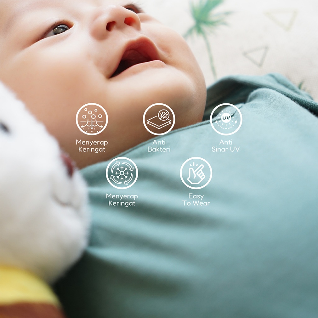 Little Mommies - Noah Jumper Sleepwear  Newborn - Baju Tidur Bayi Comfortable 0-12 Month