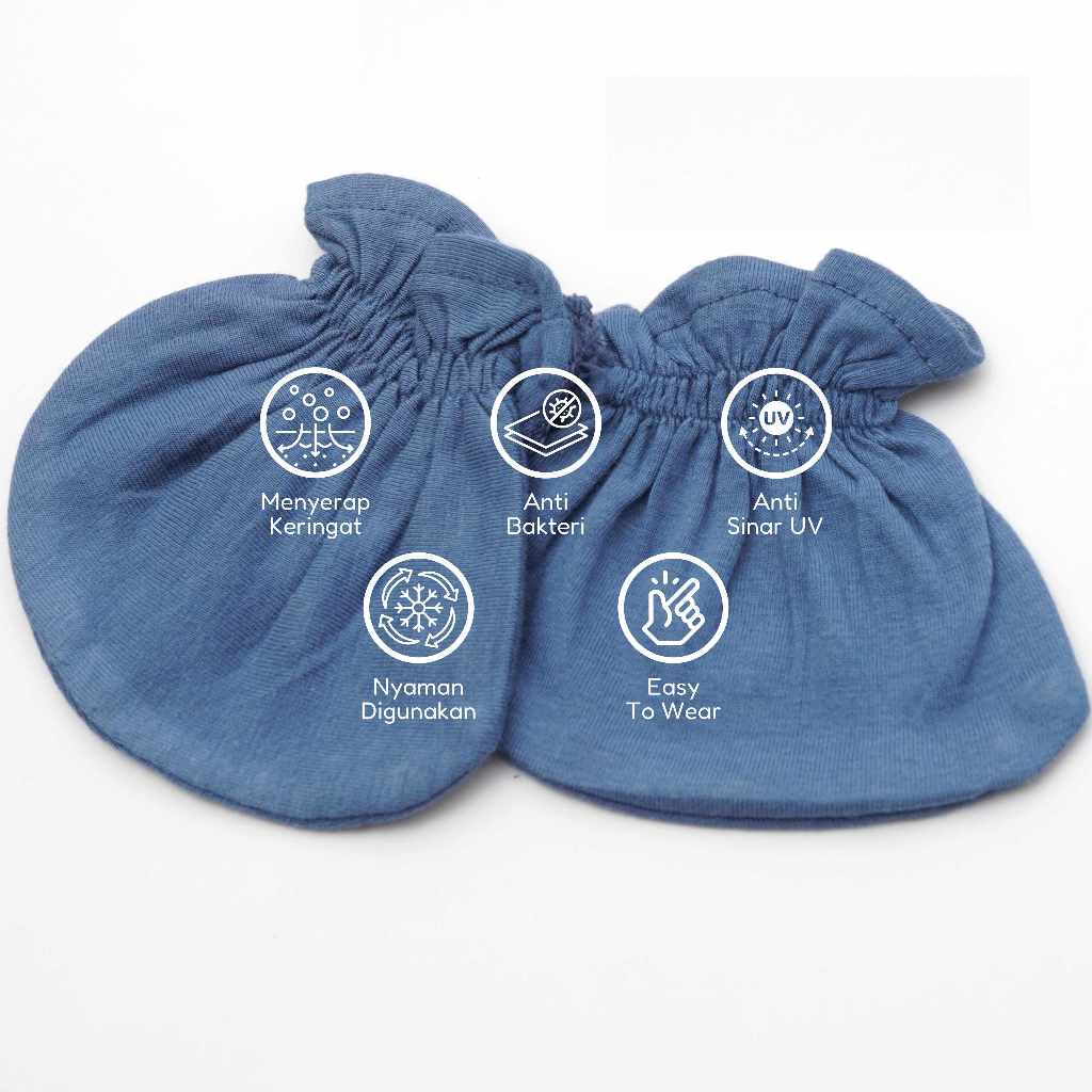 Little Mommies - Sarung Kaki – Socks Newborn Cotton Bamboo Premium All Size