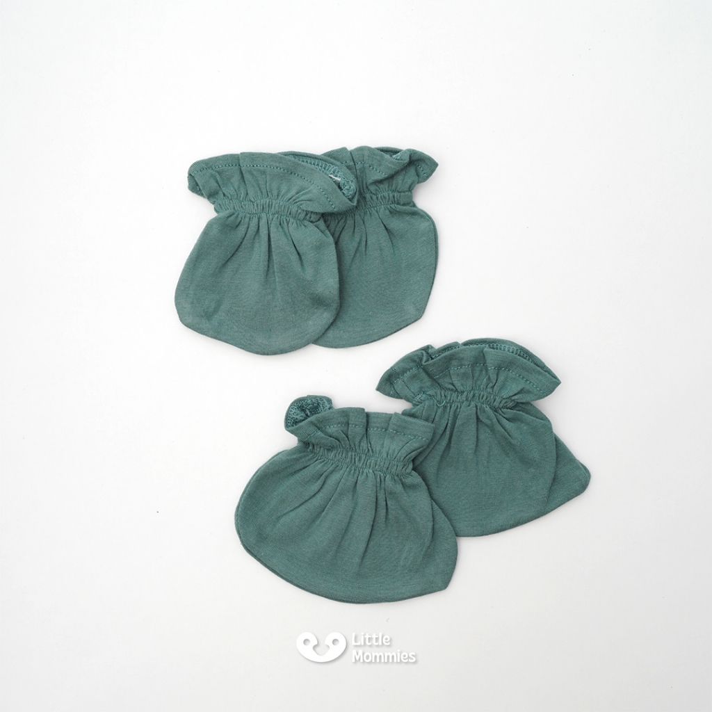 Little Mommies - Sarung Tangan Bayi – Mittens Newborn Cotton Bamboo Premium All Size