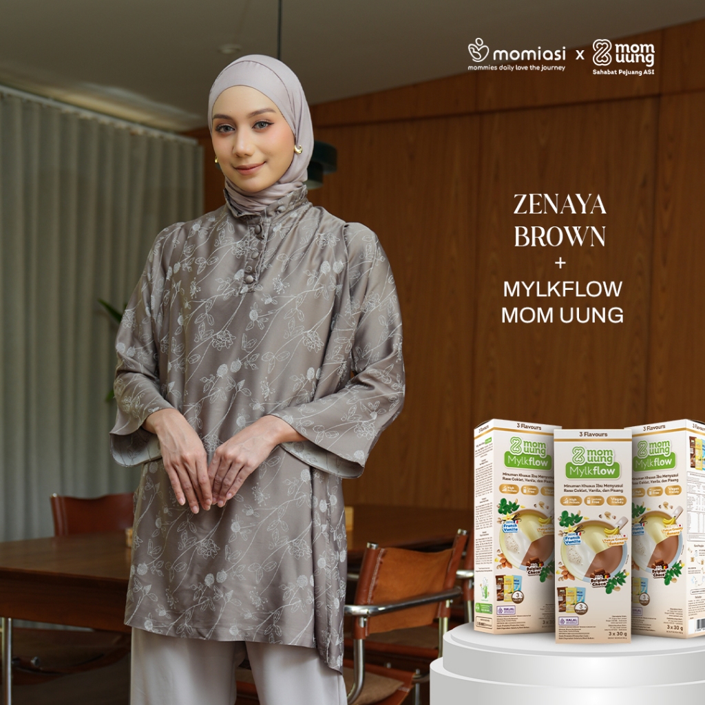 [MOMIASI X MOM UUNG] Momiasi - Special Bundle Raya Collection & Susu Mylkflow - Raya Nursing Wear & Susu Asi Booster
