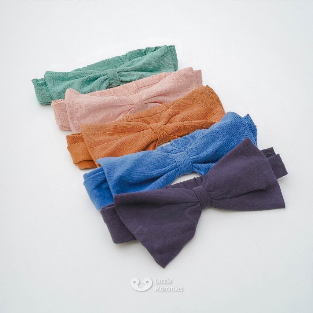 Little Mommies - Bando Cotton Combed Premium Milineris Collection - Bandana Aksesoris Rambut Bayi Premium