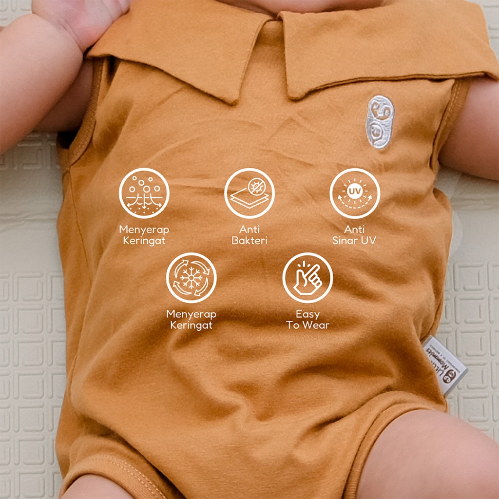 Little Mommies - Zoey Jumper Playsuit Newborn - Baju Bermain Bayi Comfortable 0-12 Month