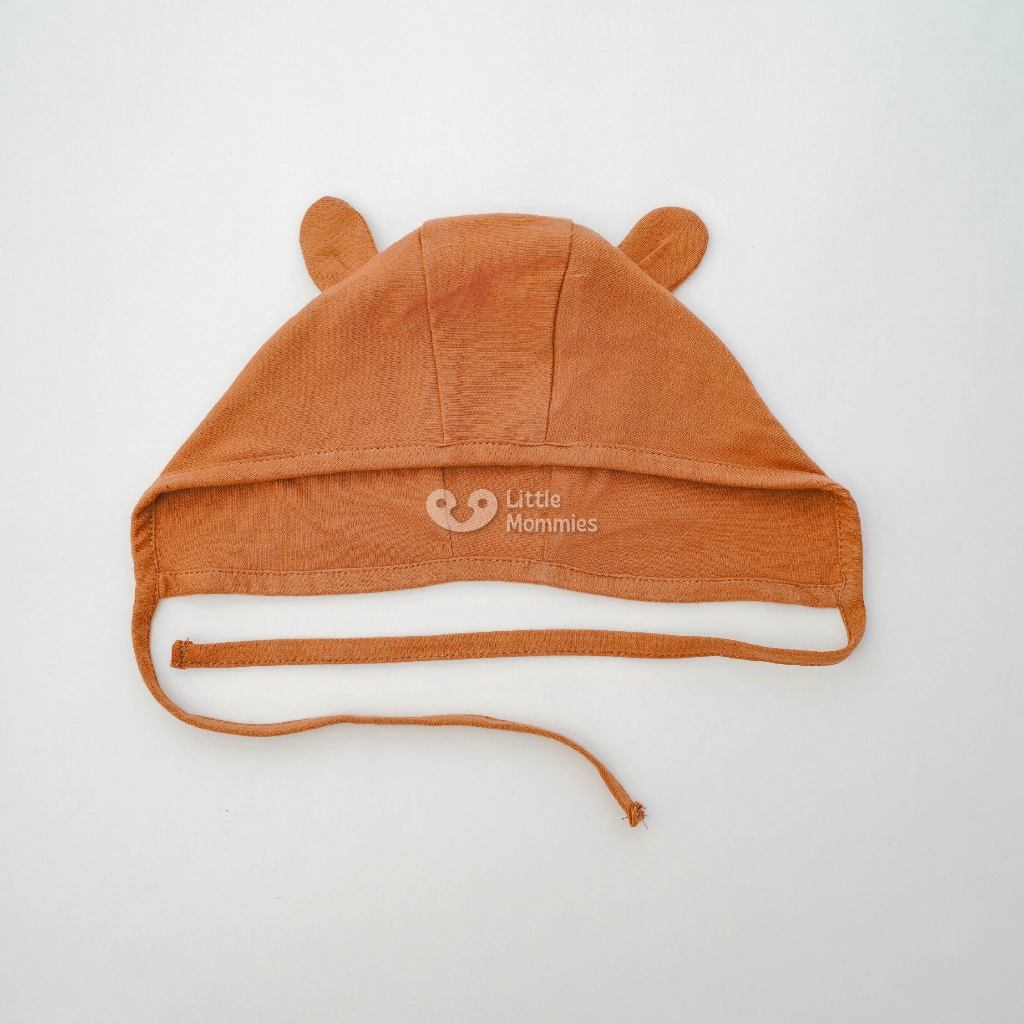 Little Mommies- Topi Bonet Bayi Newborn – Aksesoris Topi Bayi Newborn Cotton Combed Premium All Size