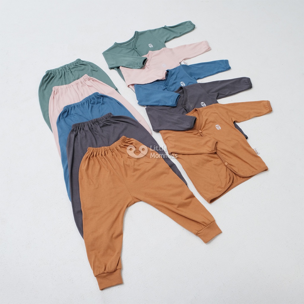 Little Mommies - Elodie One Set Sleepwear Newborn - Baju Tidur Bayi Comfortable 0-12 Month