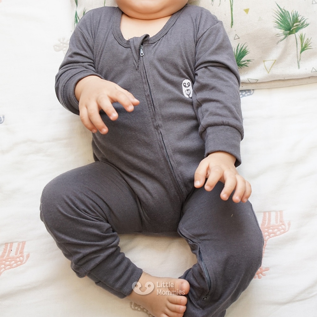 Little Mommies - Clay Jumpsuit Sleepwear  Newborn - Baju Tidur Bayi Comfortable 0-12 Month