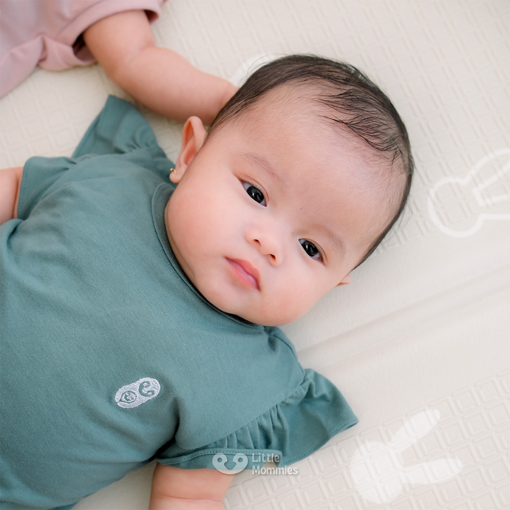 Little Mommies - Quinsy One Set Playsuit Newborn - Baju Bermain Bayi Comfortable 0-12 Month