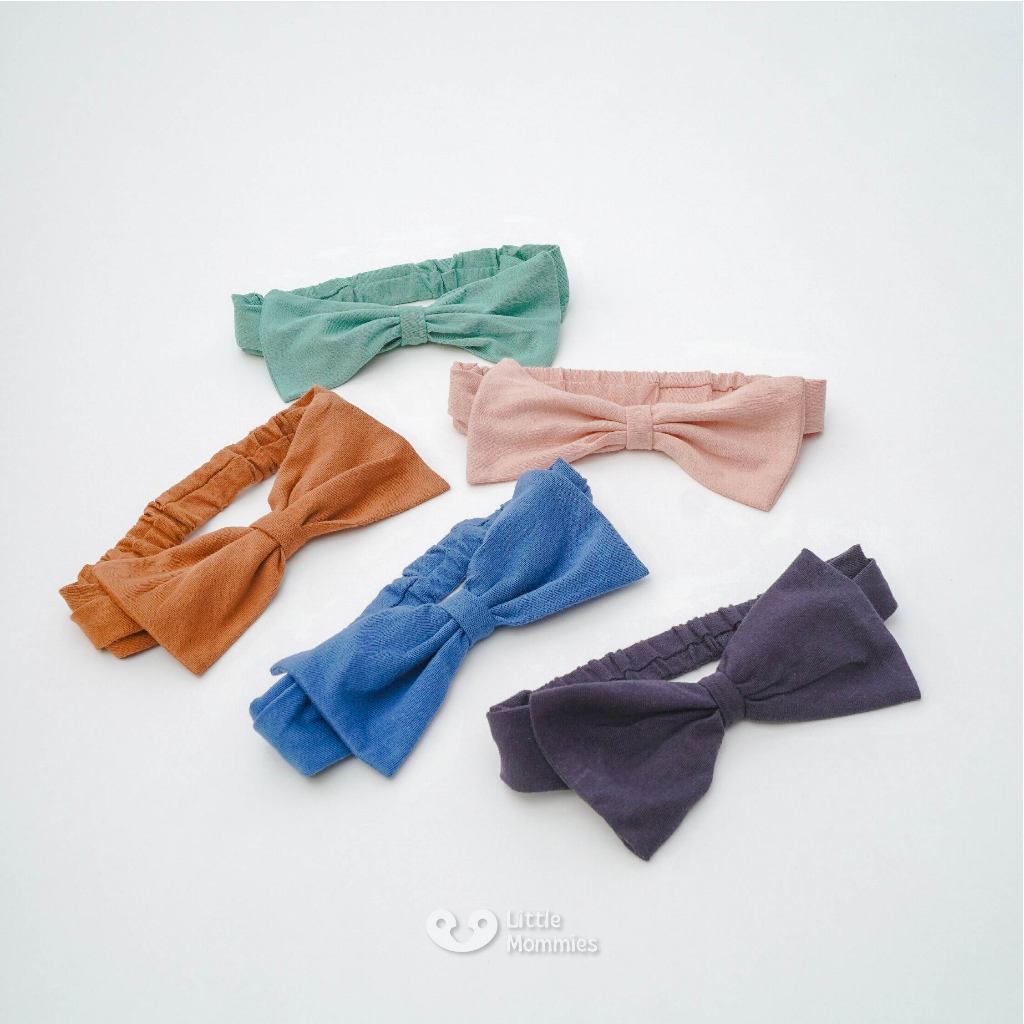 Little Mommies - Bando Cotton Combed Premium Milineris Collection - Bandana Aksesoris Rambut Bayi Premium