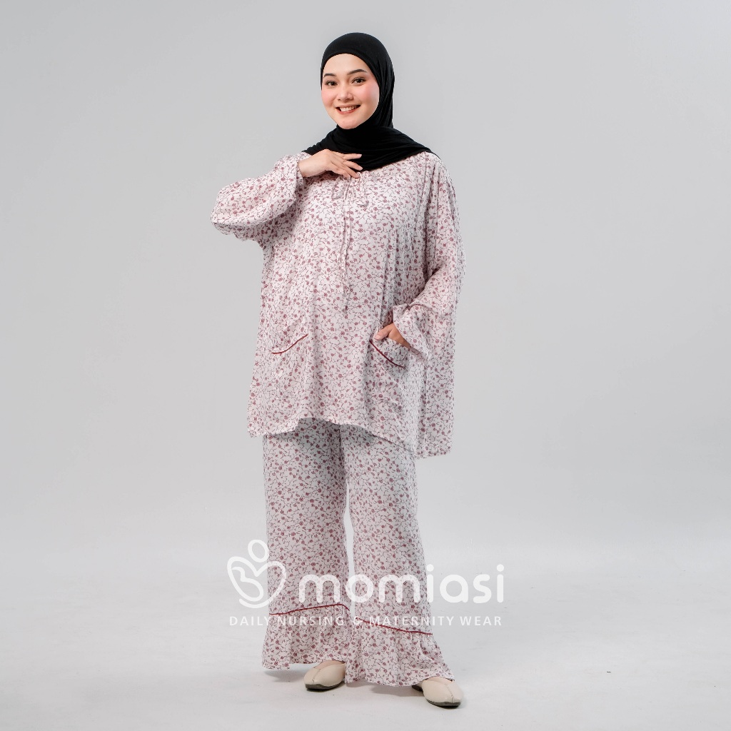 Momiasi - Lullaby Sleepwear - One Set Piyama - BajuTidur  Bumil & Busui Friendly