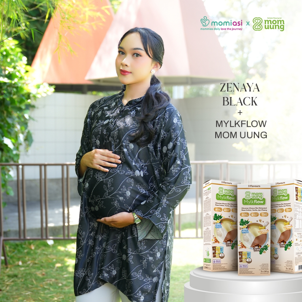 [MOMIASI X MOM UUNG] Momiasi - Special Bundle Raya Collection & Susu Mylkflow - Raya Nursing Wear & Susu Asi Booster