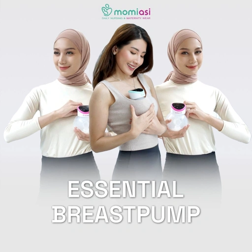 Momiasi - Essential Breast Pump - Pumping Handsfree Electric – Pompa Asi Portable Daya Hisap Kuat