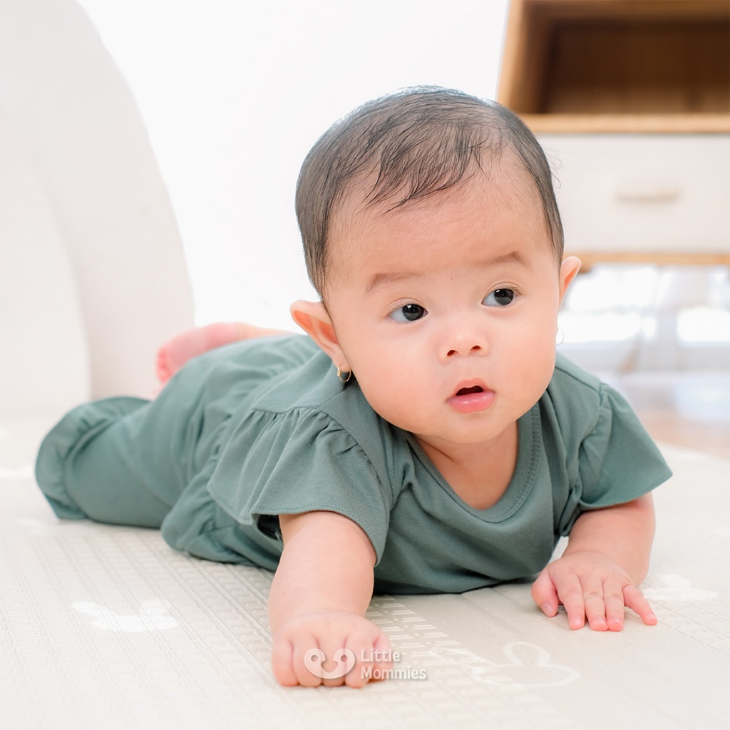 Little Mommies - Quinsy One Set Playsuit Newborn - Baju Bermain Bayi Comfortable 0-12 Month