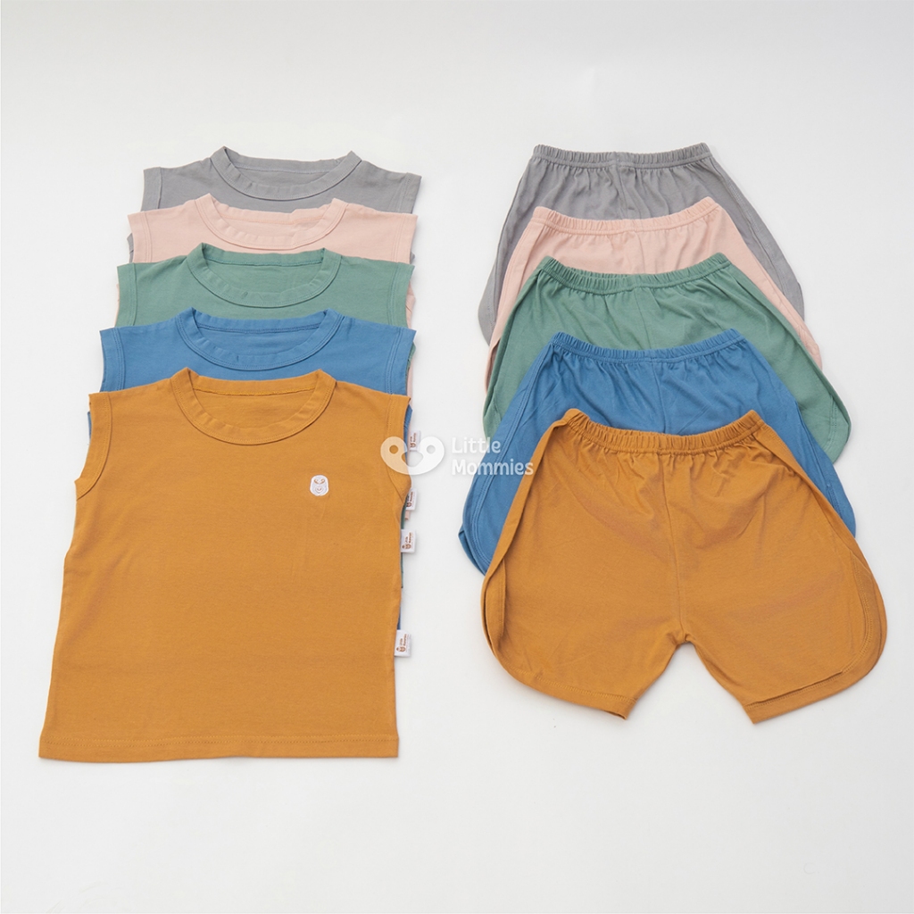 Little Mommies - Gwen One Set Kids Wear Premium - Setelan Baju Anak Laki-laki dan Perempuan 2-5Tahun