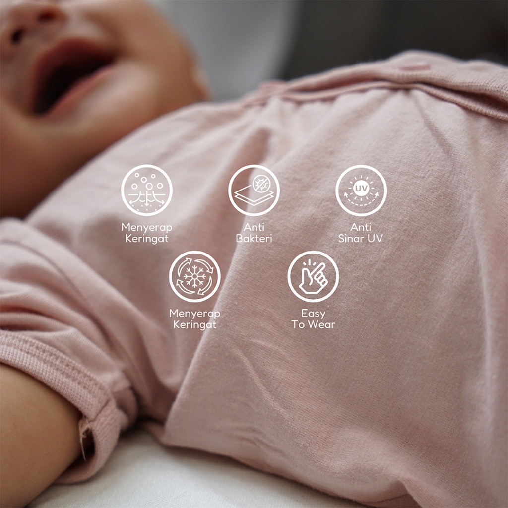 Little Mommies - Jody One Set Sleepwear Newborn - Baju Tidur Bayi Comfortable 0-12 Month