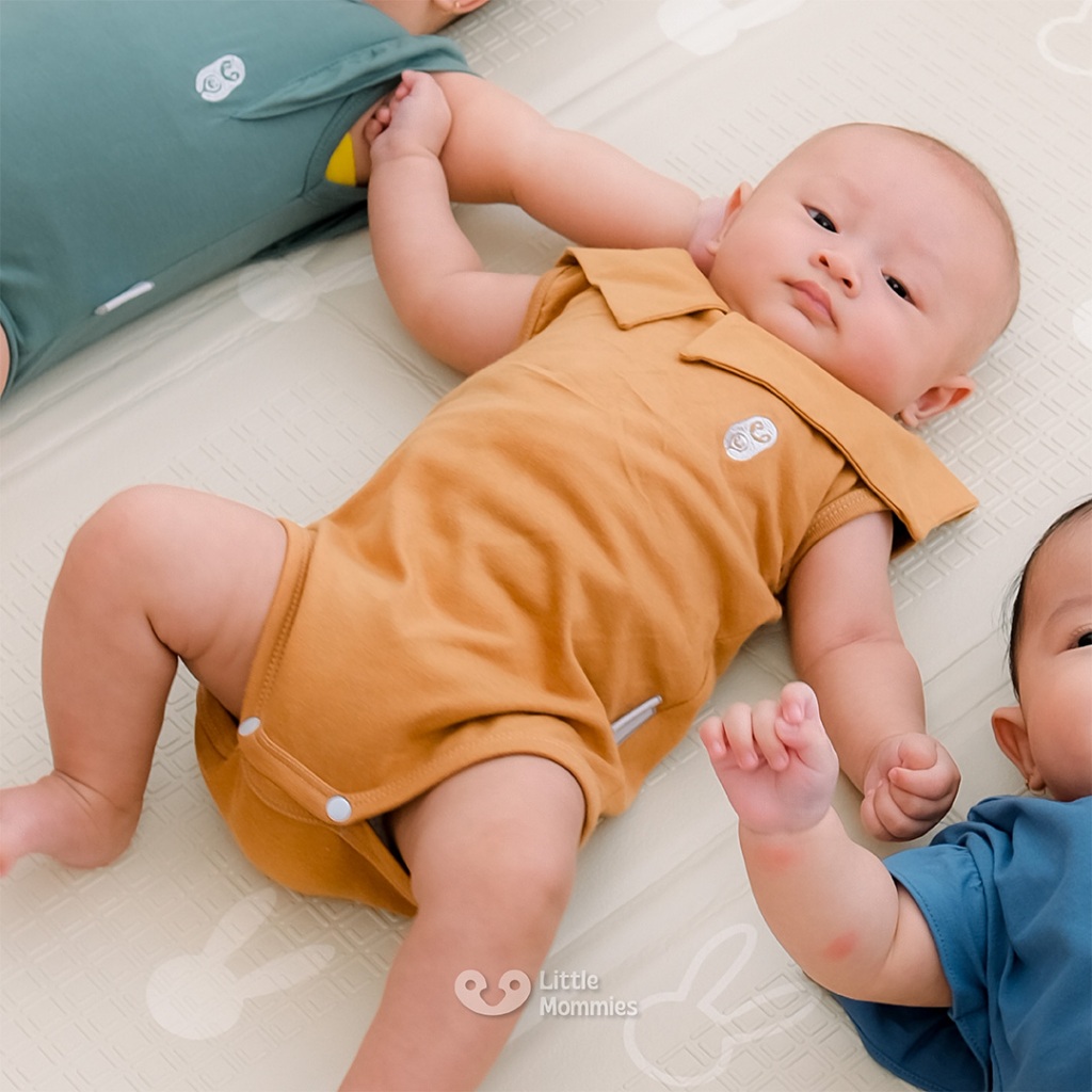 Little Mommies - Zoey Jumper Playsuit Newborn - Baju Bermain Bayi Comfortable 0-12 Month