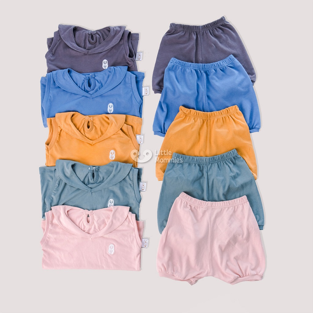 Little Mommies - Noel One Set Playsuit Newborn - Baju Bermain Bayi Comfortable 0-12 Month