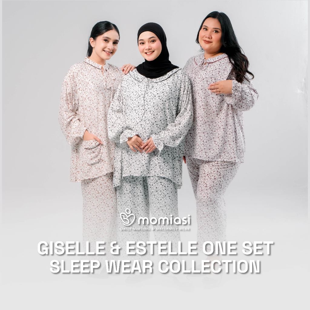 Momiasi - Lullaby Sleepwear - One Set Piyama - BajuTidur  Bumil & Busui Friendly