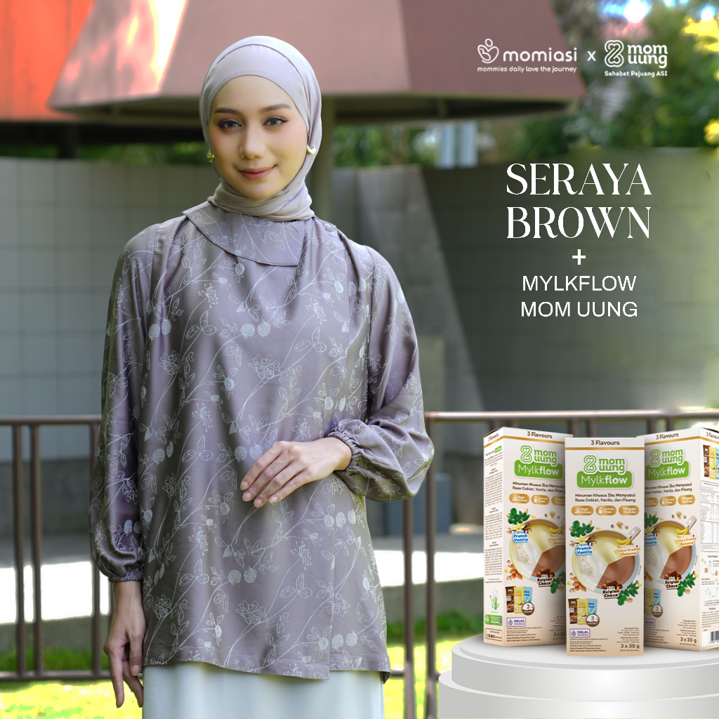 [MOMIASI X MOM UUNG] Momiasi - Special Bundle Raya Collection & Susu Mylkflow - Raya Nursing Wear & Susu Asi Booster