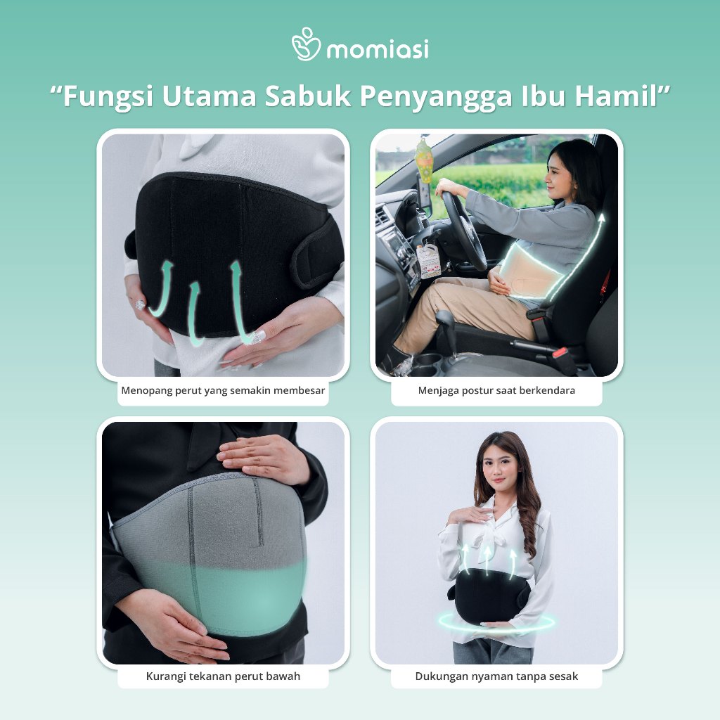 Momiasi - New Innovation - Korset Sabuk Hamil Penyangga - Pregnancy Belt