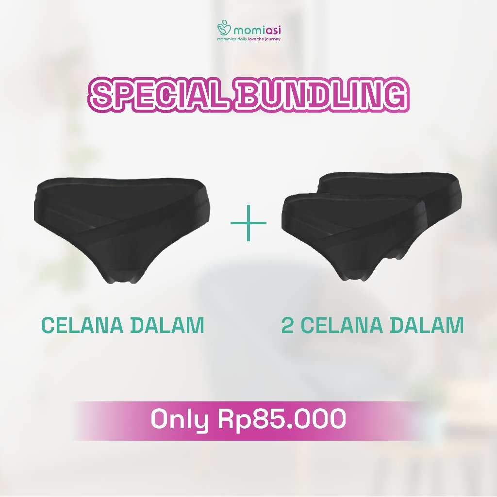 Momiasi - Special Bundling Celana Dalam Hamil - CD Hamil Wanita Jumbo Katun Maternity Panty Low Waist