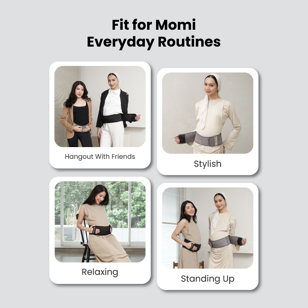 Momiasi - Exclusive Maternity Bundle -  Belly Belt Sabuk Hamil Penyangga Premium Free Mystery Gift