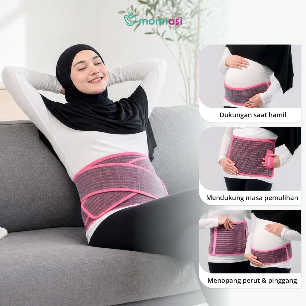 Momiasi - Korset 2 in 1 Nano Bamboo Fast Slim Premium - Postpartum Corset & Maternity Multifungsi