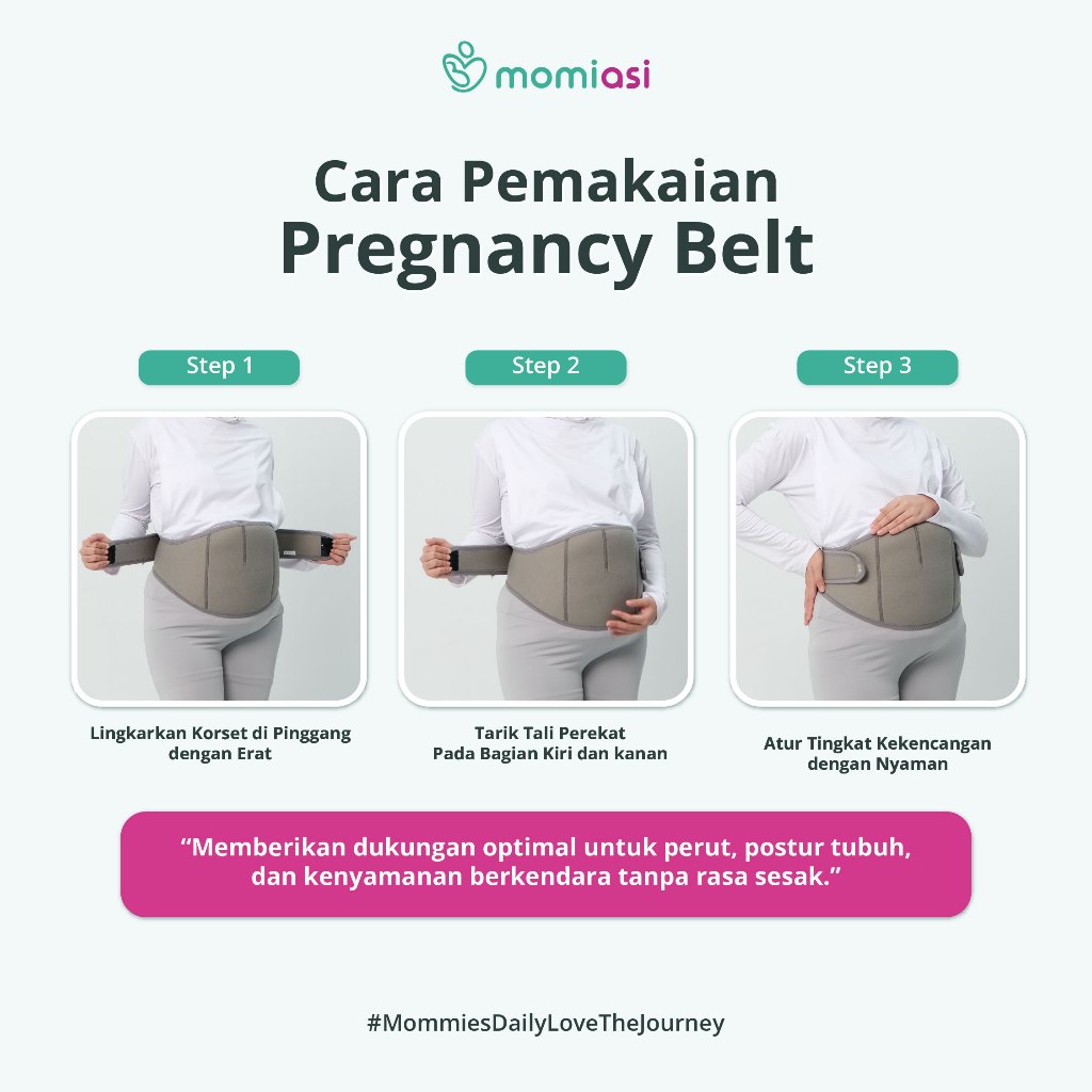 Momiasi - New Innovation - Korset Sabuk Hamil Penyangga - Pregnancy Belt
