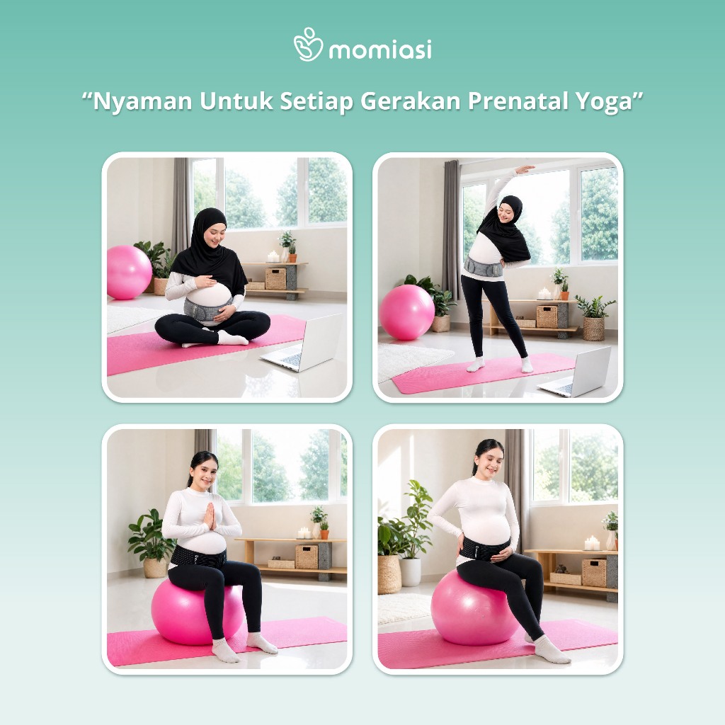 Momiasi – Belly Belt Bamboo Maternity Corset - Sabuk Penyangga Perut Ibu Hamil Premium