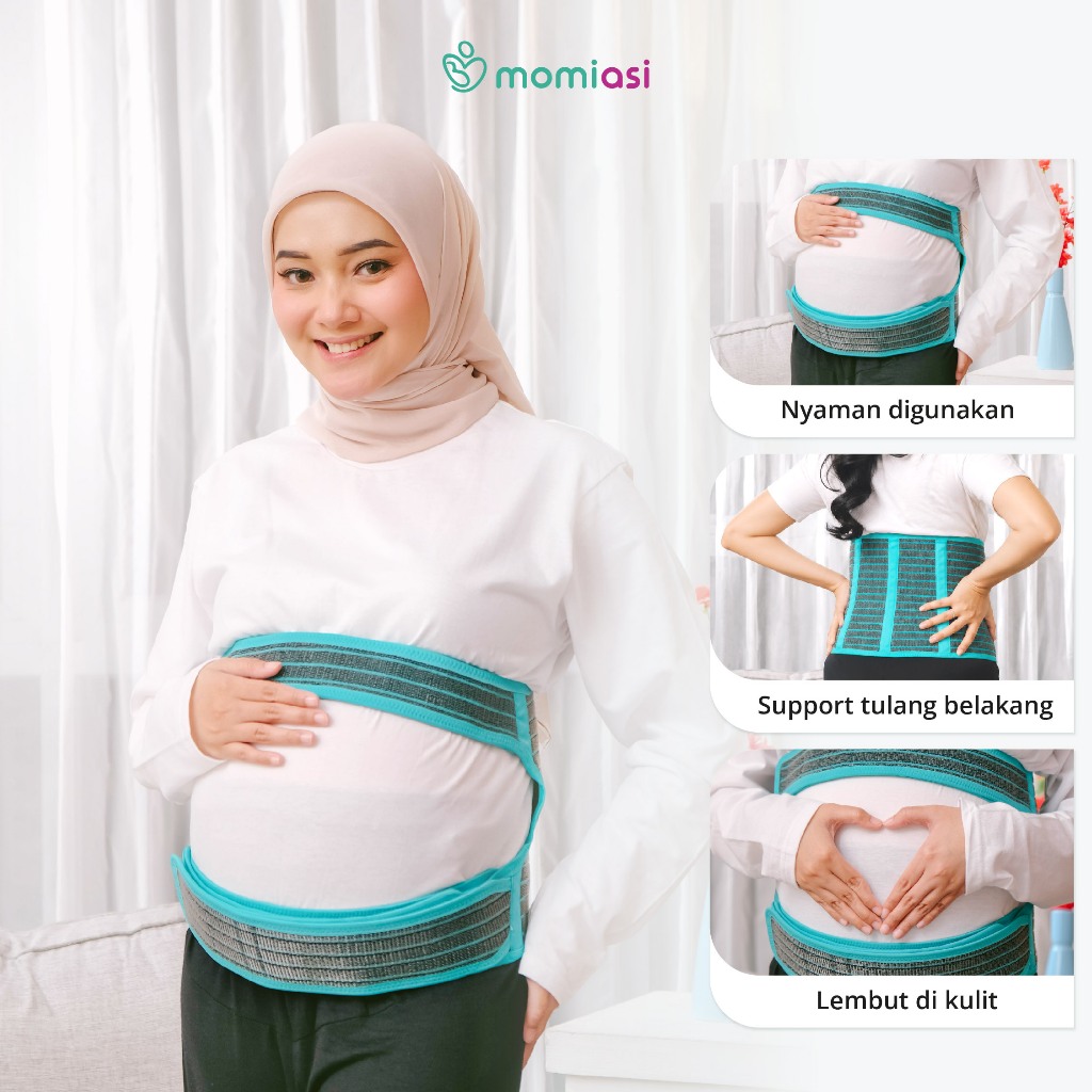 Momiasi – Belly Balance Bamboo Maternity Corset | Pregnancy Belt | Sabuk Hamil Penyangga Premium